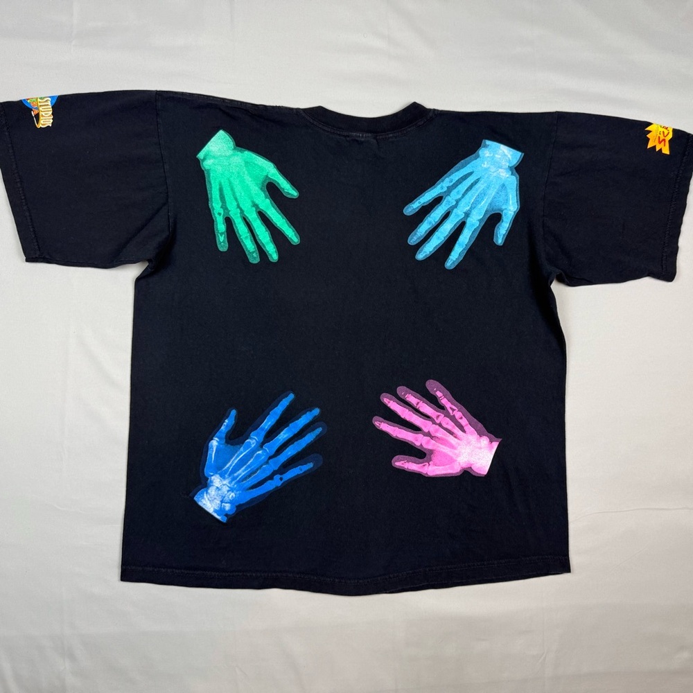 Vtg Halloween Horror Nights VIII Mens T-Shirt XL Boxy 90s Double Sided Black C3